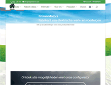 Tablet Screenshot of frisianmotors.com